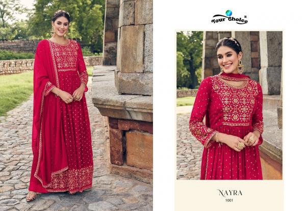 Your Choice Nayra Most Demanded Georgette Designer Heavy Salwar Suits